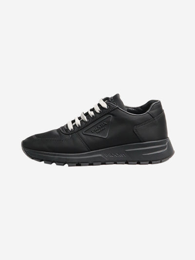 Black Prax 01 logo trainers - size EU 38.5 Trainers Prada