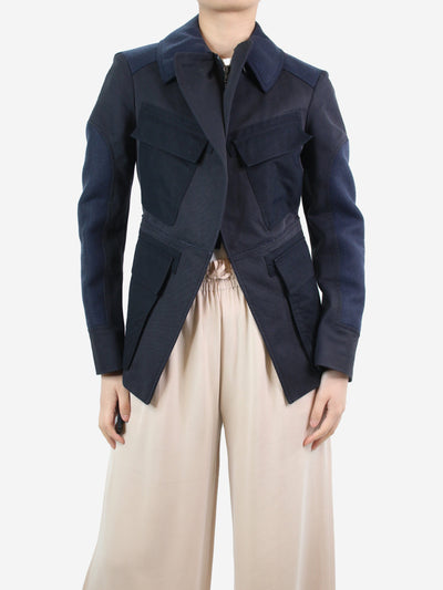Blue wool-blend jacket - size UK 10 Coats & Jackets Joseph 