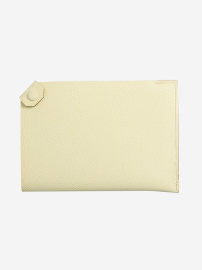 Yellow Tarmac passport holder Wallets, Purses & Small Leather Goods Hermes