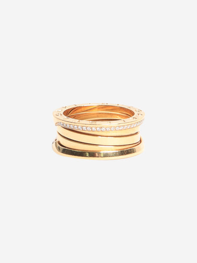 Yellow gold B.zero1 four-band ring Rings Bvlgari