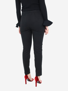 Max Mara Black tailored pocket trousers - size UK 10
