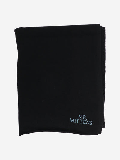 Black wool scarf Scarves Mr Mittens