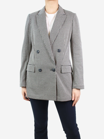 Black patterned double-breasted blazer - size UK 10 Coats & Jackets rag & bone 