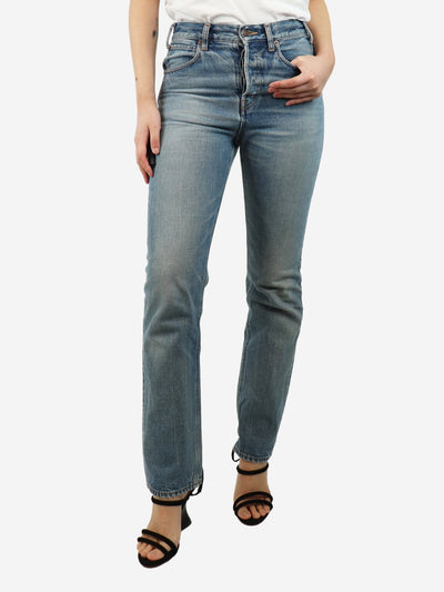 Blue slim-leg jeans - size UK 8 Trousers Celine