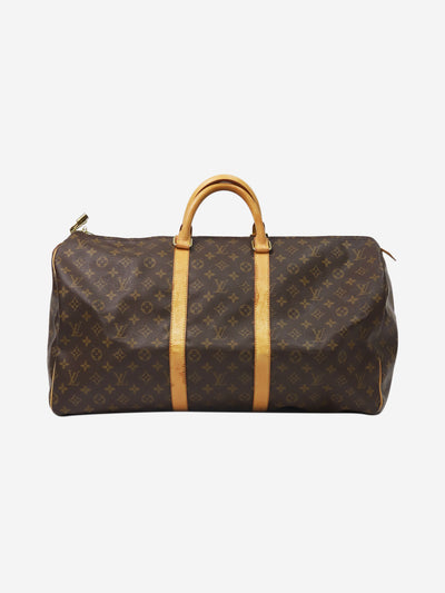 2002 Brown Monogram Keepall 55 bag Luggage & Travel Bags Louis Vuitton 
