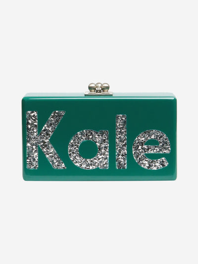 Green kale clutch Clutch bags Edie Parker