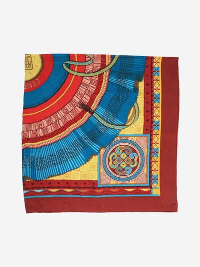 Multi cent plis des miao print square scarF Scarves Hermes