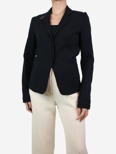 Black wool jacket - size UK 12 Coats & Jackets Jil Sander 