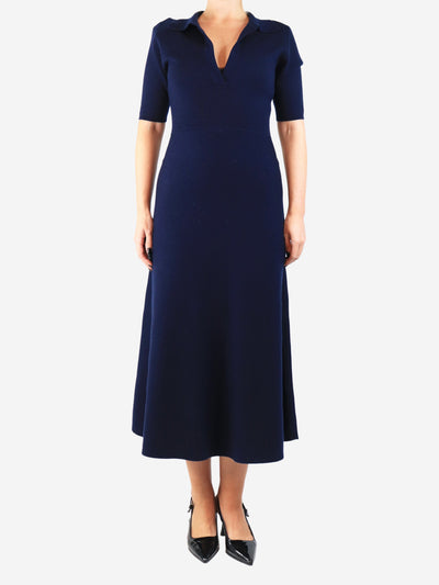 Navy collared midi dress - size Dresses Gabriela Hearst