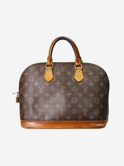 Brown 1998 Monogram Alma PM bag Top Handle Bags Louis Vuitton 