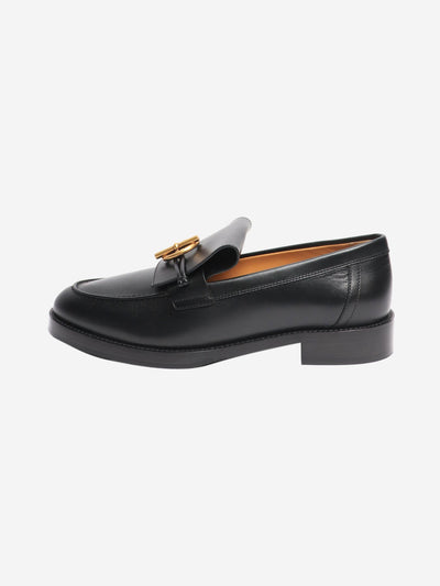 Black Impact loafers - size EU 39 (UK 6) Flat Shoes Hermes