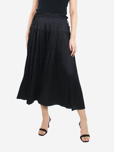 Black pleated midi skirt - size UK 10 Skirts Ulla Johnson 