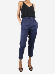 Bamford Navy elasticated trousers - size S