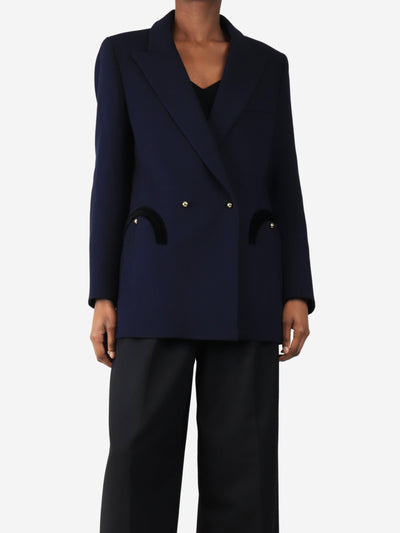 Navy blue wool jacket - size UK 10 Coats & Jackets Blaze Milano