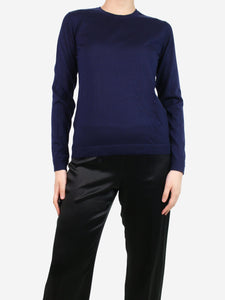Ralph Lauren Navy blue cashmere crewneck sweater - size M