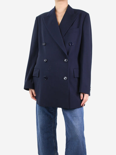 Navy blue double-breasted blazer - size M Coats & Jackets Dries Van Noten 