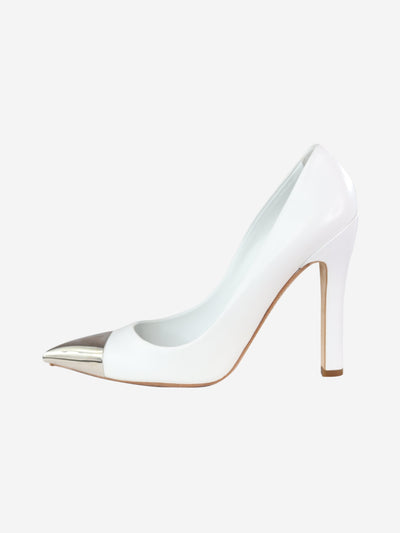 White pointed-toe leather heels - size EU 36.5 Heels Louis Vuitton 