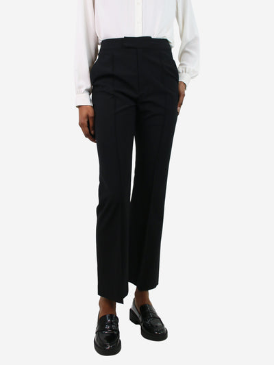 Black bootleg trousers - size US 0 Trousers Adeam 