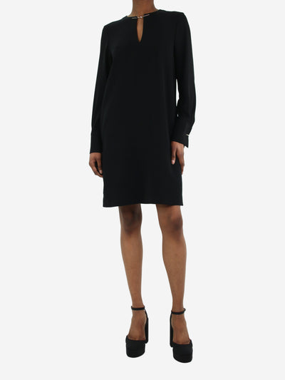 Black dress with gold hardware details - size UK 6 Dresses Max Mara Studio 