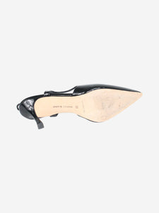Manolo Blahnik Black slingback heels with pointed toe - size EU 36