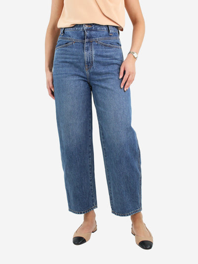 Blue high-waisted jeans - size UK 8 Trousers Khaite 