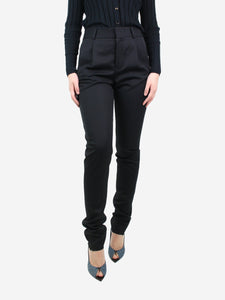 Saint Laurent Black tailored trousers - size UK 8