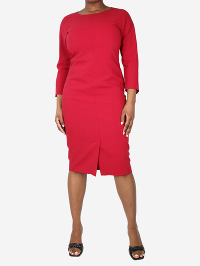 Red fitted midi dress - size Dresses Max Mara 
