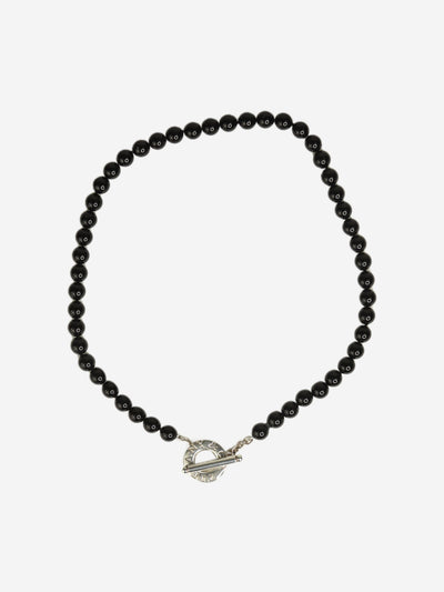Black pearl choker with toggle fastening Necklaces Tiffany & Co. 