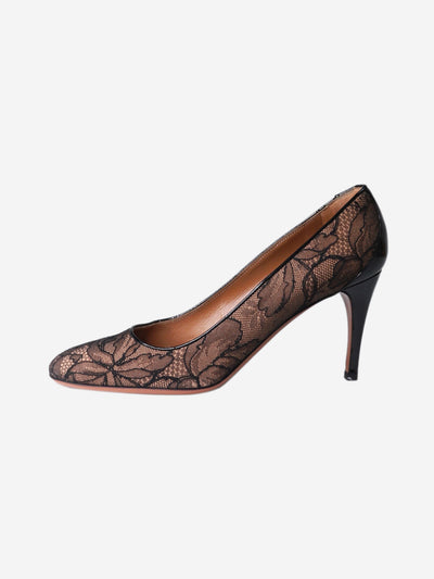 Black lace-overlay heels - size EU 38.5 Heels Alaia 