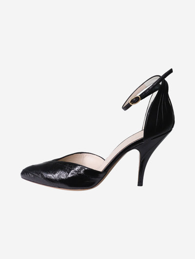 Black adjustable-strap leather heels - size EU 39 Heels Celine 