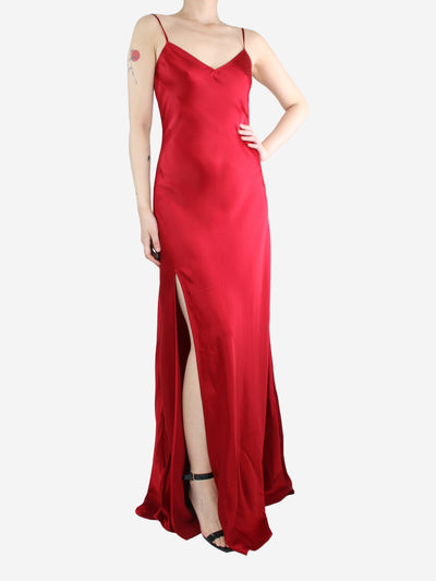 Red satin slip dress - size M Dresses Staud 
