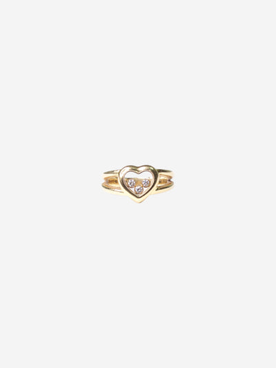 Gold happy diamonds ring - size Rings Chopard 