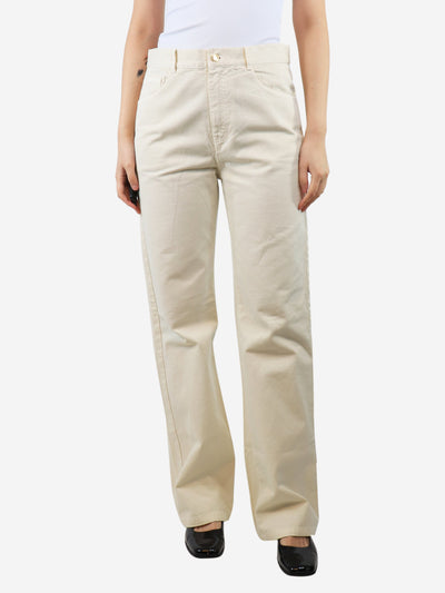 Ivory Mitchell straight-leg jeans - size UK 10 Trousers Nili Lotan