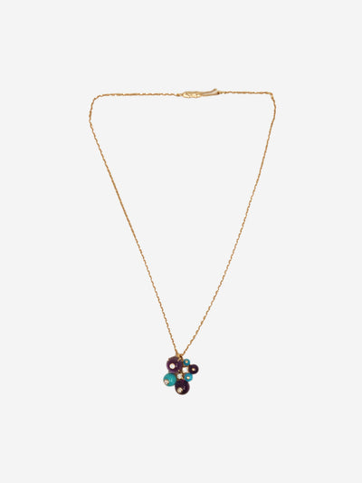 Multicolour embellished 18k gold necklace Necklaces Cartier 