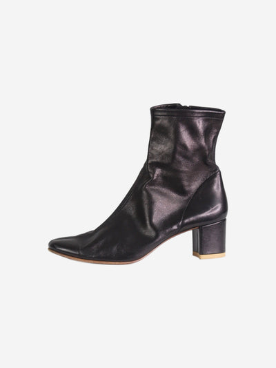 Black leather ankle boots - size EU 36 Boots By Far 
