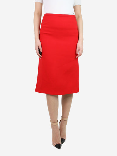 Red skirt with black trim - size UK 6 Skirts Marni 