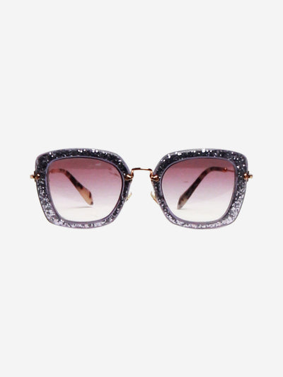 Pink sparkly sunglasses Sunglasses Miu Miu