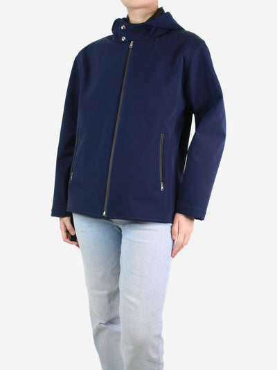 Blue hooded waterproof rain jacket - size XL Coats & Jackets Hermes 