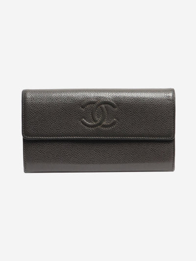 Grey 2012 CC wallet Wallet Chanel