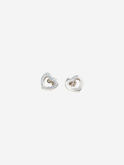 Silver sterling silver heart earrings Earrings Tiffany & Co. 