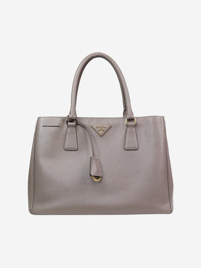 Grey medium Saffiano leather Galleria top handle bag Top Handle Bags Prada 