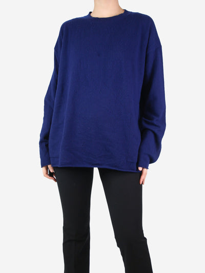 Dark blue crewneck jumper - size S Knitwear Sofie D'Hoore 