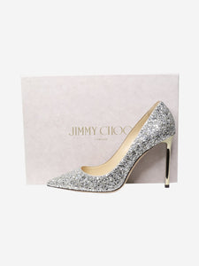 Jimmy Choo Silver glittery pumps - size EU 40