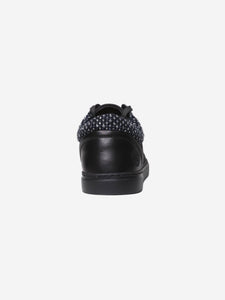 Chanel Black suede and leather trainers - size EU 38.5