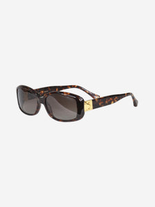 Louis Vuitton Brown tortoise shell sunglasses