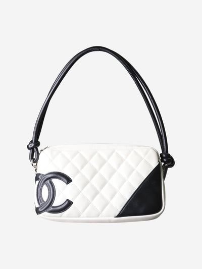 White 2003 CC quilted shoulder bag Top Handle Bags Chanel 