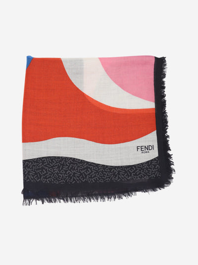 Multicolour patterned scarf Scarves Fendi 