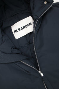 Jil Sander Navy blue hooded gilet - size UK 14