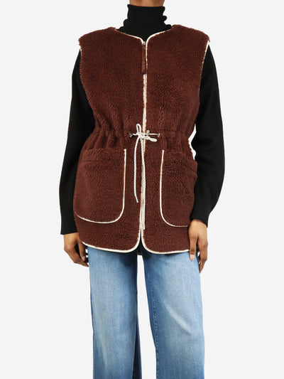 Brown sherpa gilet - size XS Coats & Jackets Varley