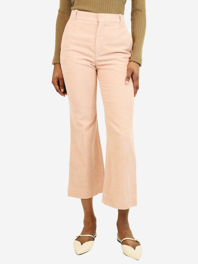 Misty pink corduroy trousers - UK 6 Trousers Chloe